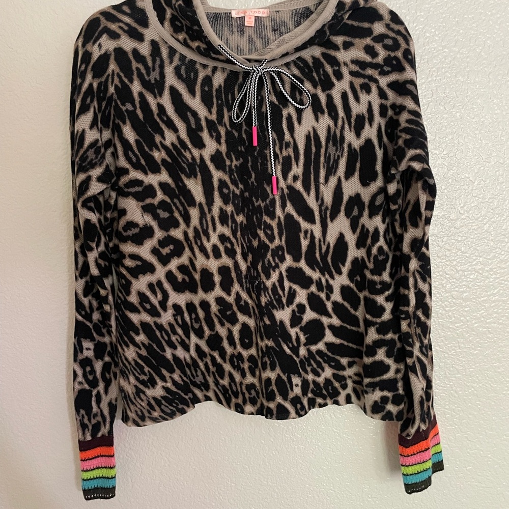 Lisa Todd Beige and Black Sweater
